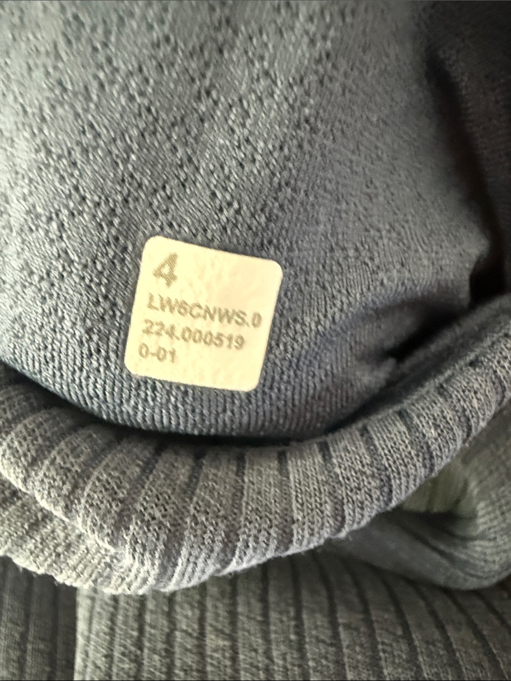 Lululemon Ribbed Softstreme Zip-Leg High Rise Pant, 4, 25” Inseam - Picture 6 of 6